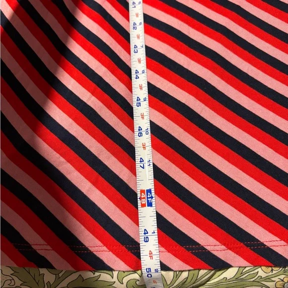 Boden Kristen Stripe A-Line V-Neck Midi Dress - Picture 13 of 16